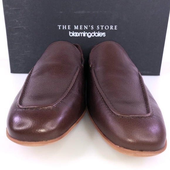 Men's The Men's Store Bloomingdale's Flat Last Push Down Loafer, 9, Brown - Picture 9 of 9